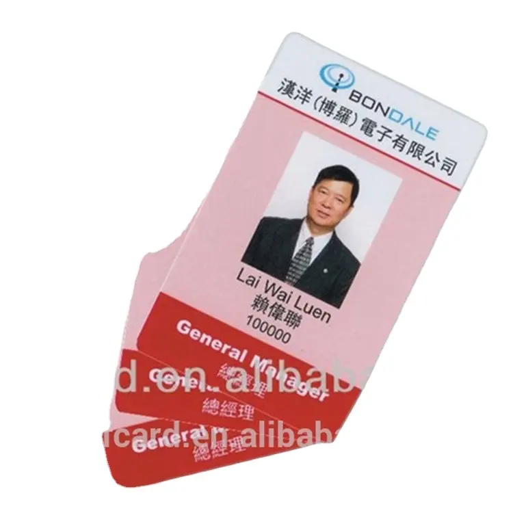 Cartes d'identité et badges nominatifs plastifiés imprimés personnalisés