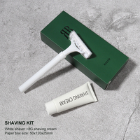 Ensemble d'articles de toilette jetables conformes RoHS pour hôtels : pantoufles de douche et de bain, pantoufles de voyage et kits de shampoing pour salle de bain d'hôtel