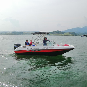 Mini Yate Deportivo de 19 pies, Lancha Rápida de Fibra de Vidrio, Lancha Rápida con Motor para 8 Personas, Venta Directa de Fábrica - Product Image 6