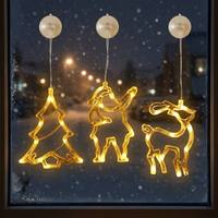 LED Schneeflocken-Lichterkette Batteriebetrieben Innen- und Außenbereich Weihnachtsbaum Feiertagsfenster Dekorative IP44 Wasserdichte Beleuchtung