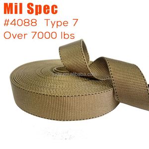 Jude tactical Spec 7000 LBS 1 "NYLON 66 MIL-W-4088 7 <span class=keywords><strong>XVII</strong></span> VIII B 8 Class 1 A reflectance 4088 IRR parachute webbing - Product Image 2