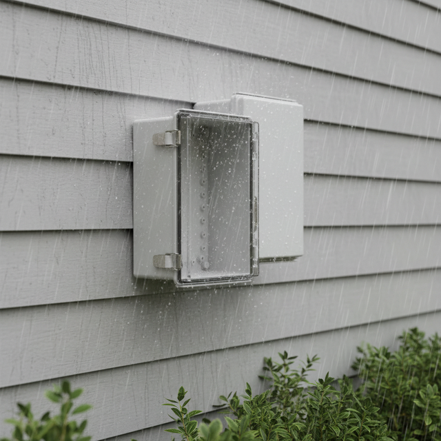 Outdoor Wall-mounted Waterproof Electrical Engineering IP67 Stainless Steel Waterproof Box