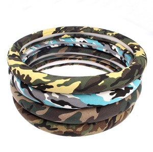 Housse de <span class=keywords><strong>volant</strong></span> d'automobile en tissu grossier quatre saisons en lin <span class=keywords><strong>camouflage</strong></span> - Product Image 2