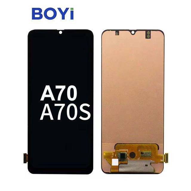 Factory Screen Wholesale for Samsung A70 A70S With Frame INCELLL OLED OEM Lcd Display Pantalla Original for Replacement Repair