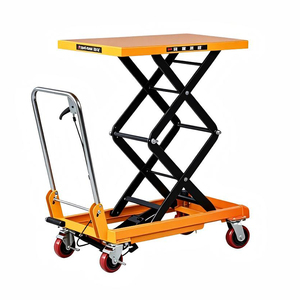 Table élévatrice à ciseaux électrique, hauteur maximale 6 m, capacité 2 personnes, chariot de levage hydraulique pour entrepôt avec panneau de commande - Product Image 6