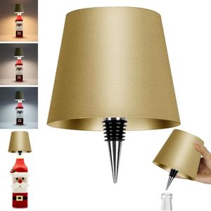 Sáng Tạo Chai Rượu Vang Trang Trí USB Sạc Cắm Trong Rượu Vang Chai Bàn Đèn Sang Trọng Đầu Giường Cảm Ứng Bàn Cạnh Giường Ngủ Đèn - Product Image 3
