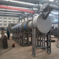 Séchoir rotatif à palettes à chauffage électrique ou séchoir rotatif à chauffage indirect