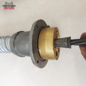 Poignée de câble de <span class=keywords><strong>cale</strong></span> d'ancrage Post-tension 3 pièces 12.7 15.2 cales et ancre pour béton prétendu - Product Image 3