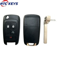 Coque de clé de voiture à 4 boutons de bonne qualité pour Chevrolet