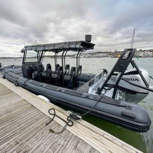 Bateau <span class=keywords><strong>semi</strong></span>-rigide gonflable de 860 cm Yoolwin pour les opérations de recherche et de sauvetage, de qualité marine, avec deux moteurs <span class=keywords><strong>hors</strong></span>-<span class=keywords><strong>bord</strong></span> puissants - Product Image 5