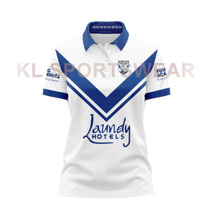 Homens de qualidade para NRL Rugby League Football Wear Australian Sublimation Top para Polo Moletom Qualidade Clube Uniforme de Treinamento - Product Image 4