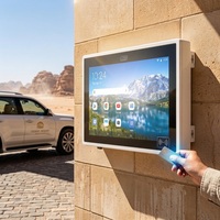 Sinmar Layar Sentuh Industri Tahan Cuaca 21,5 Inci 1500 Nits Tahan Air Layar Sentuh Luar Ruangan Monitor LCD dengan NFC