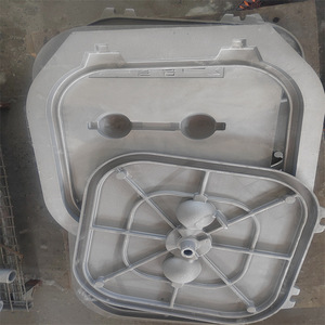 Centrifugal Pump Housing Cast Aluminum <b>Sandblasted</b> For Water Treatment OEM - Product Image 1
