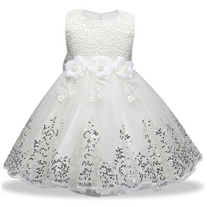 Abito da festa per bambina LZH, vestito da principessa con paillettes e pizzo per Natale, abito da cerimonia per bambini da <span class=keywords><strong>1</strong></span>, 2, 3 anni - Product Image 4