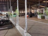 Solution tout-en-un MCG pour terrain de padel panoramique, équipement complet avec éclairage et système de clôture