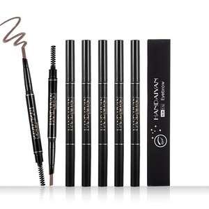Handaiyan-<span class=keywords><strong>Crayon</strong></span> à <span class=keywords><strong>sourcils</strong></span> automatique à double tête brun triangle avec pinceau, maquillage imperméable, vente en gros d'ingrédient chimique - Product Image 2