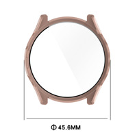 IVANHOE coque de protection d'écran en verre rigide Film Smartwatch étui pour Garmin Forerunner 165/couverture de musique accessoires intelligents