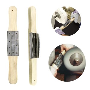 Rueda de pulido de espejo, cepillo de pelusa de metal duradero, gran suministro de rastrillos de pulido de rueda de tela de <span class=keywords><strong>esmeril</strong></span>. - Product Image 1