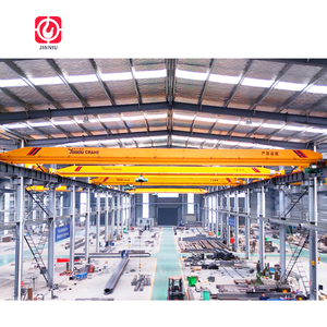 Giá Rẻ Giá 3T 5T 10T Duy Nhất Dầm Trên Cần Cẩu Đường Sắt Gắn 20M Khoảng Trên Cần Cẩu Với Điện Wire Rope Hoist - Product Image 1