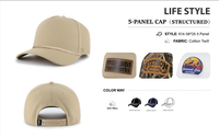 Gorra de Béisbol Premium Unisex de 5 Paneles, Sarga 100% Algodón, Estilo Deportivo de Primera Calidad, Logotipo Bordado Personalizado, Hebilla Metálica, Talla Única