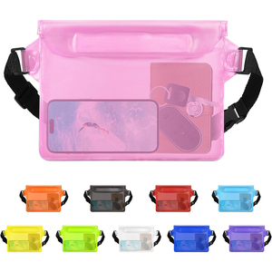 Sac banane étanche en PVC personnalisé avec logo et motif, idéal pour la plage, le sport et la natation, pour téléphone portable - Vente en gros à prix réduit - Product Image 1