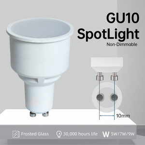 Foco LED GU10 Industrial de Alta Luminosidad, 5W 7W 9W, Bombilla No Regulable, Diseño de Alta Disipación de Calor - Product Image 2