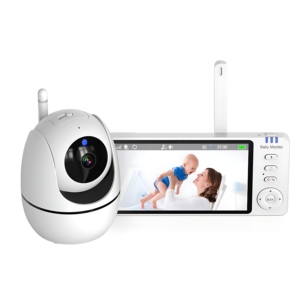 Anicebb Moniteur Bébé Nouvelle Génération avec Écran HD 5 Pouces, Résolution 1080P/720P, Vision Nocturne et Audio Bidirectionnel pour des Images Claires du Bébé - Product Image 1