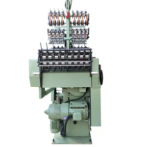 GINYI Direct Manufacture High Speed Webbing Weaving Flat Needle Loom Machine Ribbon Bra Tape Edge Knitting Loom Machine Price