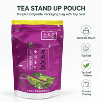 Sachet de thé personnalisé imprimé, pochette barrière anti-humidité pour thé en vrac et tisanes