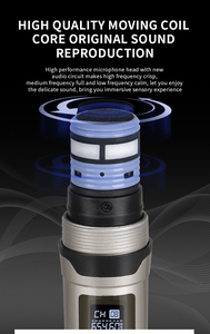 Bekboes 전문가 <span class=keywords><strong>uhf</strong></span> 4 채널 세트 4 무선 마이크 - Product Image 6