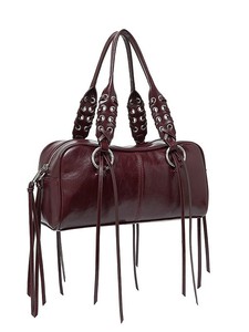 2025 dây thừng xử lý Tote Túi Edgy Biker phong cách Crossbody <span class=keywords><strong>PURSE</strong></span> Shoulder Bag đối với phụ nữ - Product Image 3