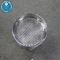 Plaques de tamis perforées en métal de 200 microns / Tamis de laboratoire de 0,5 mm en acier inoxydable pour l'analyse des sols et l'exploitation minière