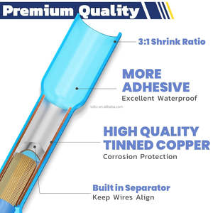 Conector de Cobre Estañado Termocontraíble y Aislado, Resistente al Agua, Marca BHT - Product Image 4