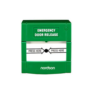 DPDT Câble chaud réinitialisable Point fixe Rupture verte dans les lieux publics Bouton d'alarme incendie en verre Bouton d'alarme incendie Bouton de sortie d'urgence - Product Image 4