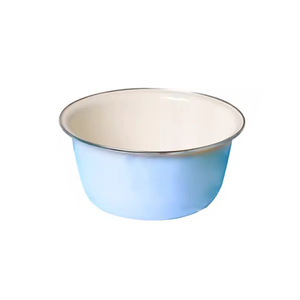 Venta al por mayor 2.<span class=keywords><strong>5L</strong></span>/<span class=keywords><strong>5L</strong></span>/7L logotipo personalizado cocina de grado alimenticio hogar espesado esmalte olla esmalte tazón esmalte lavabo con tapa - Product Image 6
