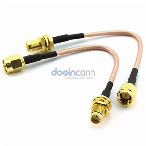 RF-Koaxialkabel-Verlängerung 6 Zoll 10 15 20cm SMA-Buchse auf SMA-Stecker RG316 SMA-Kabel - Product Image 3