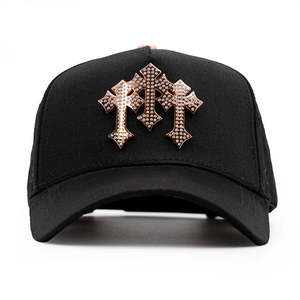 Nouvelle conception d'<span class=keywords><strong>août</strong></span> : Casquette de baseball de luxe personnalisée EL BARBAS HAT en daim à 5 panneaux de haute qualité, modèle Trucker <span class=keywords><strong>31</strong></span> <span class=keywords><strong>31</strong></span> Hats 77 - Product Image 3