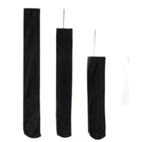 Chaussettes noires et blanches fines en nylon à haute compression, longueur mollet, pour femme, style JK, style coréen, pour l'été