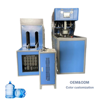 Máquina Popular Semiautomática para Fabricar Botellas de PET/PP con PLC y Bomba, Fácil Operación
