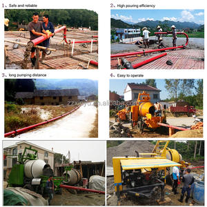 ディーゼルコンクリートミキサーポンプ/新製品2020提供モバイルコンクリートミキシングポンプ - Product Image 6