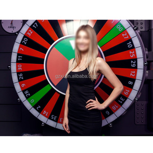 <span class=keywords><strong>Ruleta</strong></span> de la Fortuna <span class=keywords><strong>para</strong></span> Lotería, Rueda de la Suerte Giratoria con Premios, Material de Madera, Personalizable, Compatible con TV de Alta Definición - Product Image 4