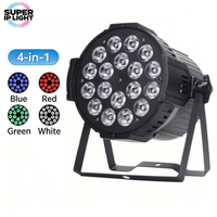 Projecteurs de scène LED RGBW IP20 pour intérieur avec contrôle DMX512, projecteurs LED Par Can pour spectacle événementiel