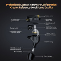 KZ-ZS12 PRO X Écouteurs intra-auriculaires HIFI à 12 transducteurs hybrides, bobine métallique, son réglable, interface 3,5 mm interchangeable