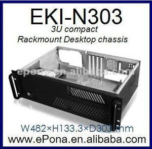 איכות גבוהה 3u קומפקטי rackmount-מארז שרת תעשייתי atx עם מאוורר במלאי EKI-N303 להתאמה אישית - Product Image 5