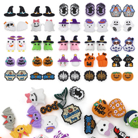 Pedido Mínimo 3000 Piezas, Cuentas de Silicona Ecológicas Personalizadas de Anime, Figura 2D de Doble Cara para Halloween, Juguete con Logotipo Personalizado