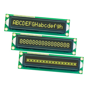 내구성 COB 모듈 JXD1601A-1 <span class=keywords><strong>16X1</strong></span> 대형 문자 디스플레이 화면 네거티브 16*1 러시아어 문자 LCM 디스플레이 노란색 DFSTN <span class=keywords><strong>LCD</strong></span> - Product Image 1