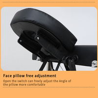 Lit de massage orthopédique pliant portable à vente directe d'usine pour lits d'hôpital de beauté et de physiothérapie