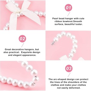 All'ingrosso perline di perle eleganti appendiabiti piccoli animali da compagnia in plastica con perline appendiabiti per animali domestici - Product Image 5