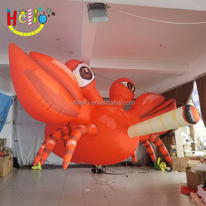 Modèle animal gonflable de mascotte de dessin animé de thème de mer - Product Image 3