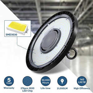 Vente en gros 100W Gen2 pour éclairage d'entrepôt de lumière du jour 5000K High Bay Light avec certification DLC + par Ledlighting US Shipping - Product Image 4